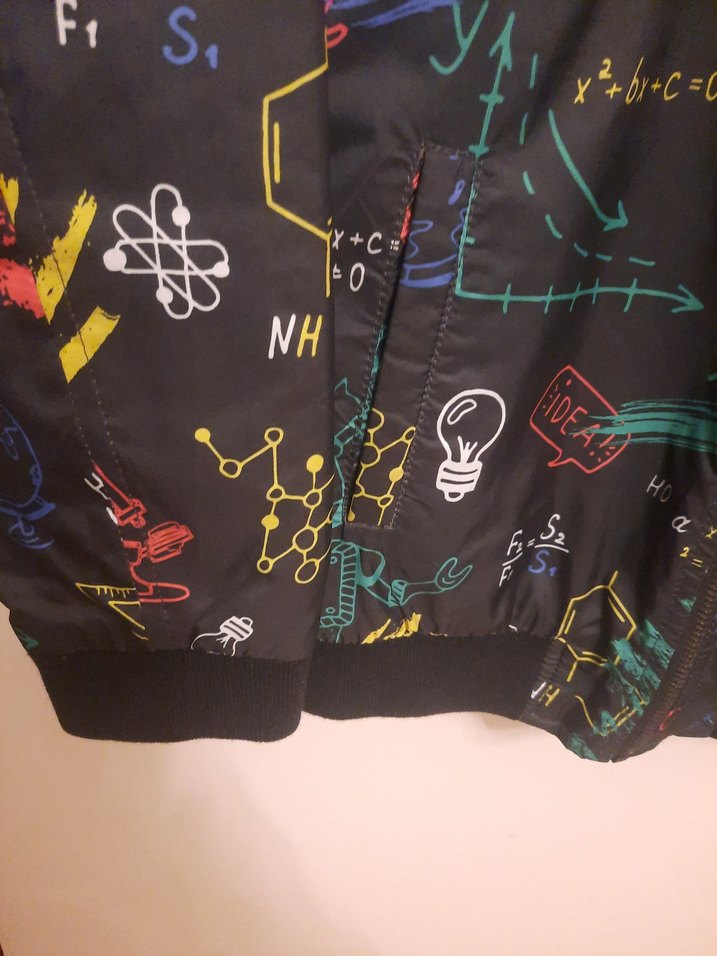 B&G Nebatti marka erkek Çocuk Renkli Baskılı Fermuarlı mont - Görsel 3