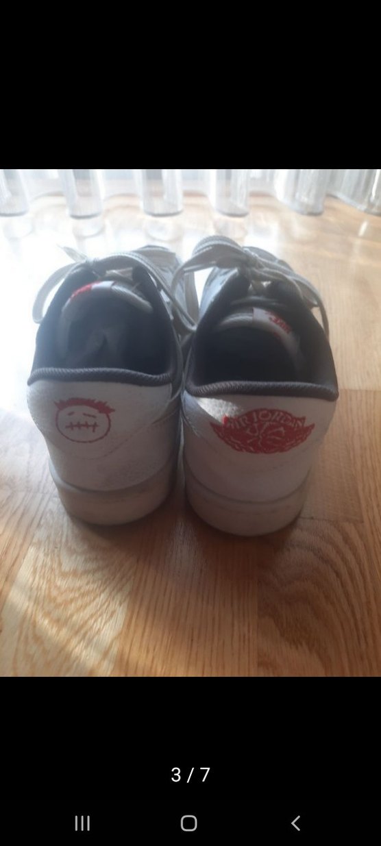 Erkek Nike Travis Scott Jordan 1 low mocha Spor Ayakkabı - Görsel 3