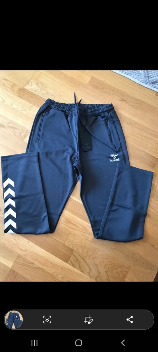 Hummel Gri Fermuarlı Sweatpants - Görsel 3