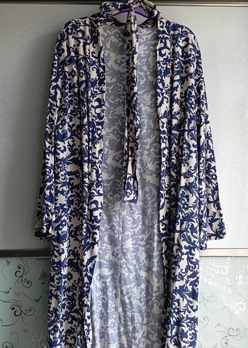 Uzun Kollu Bağlamalı Kadın Kimono