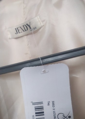38 Beden Bej Kadın Midi Blazer Ceket