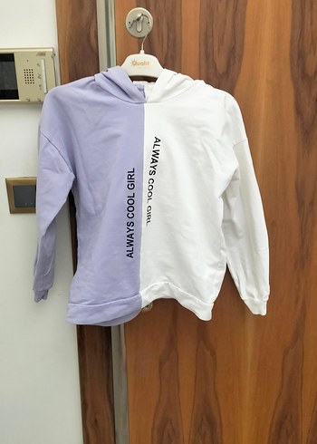 s Beden Kadın Kapüşonlu Yarasa Kollu Sweatshirt