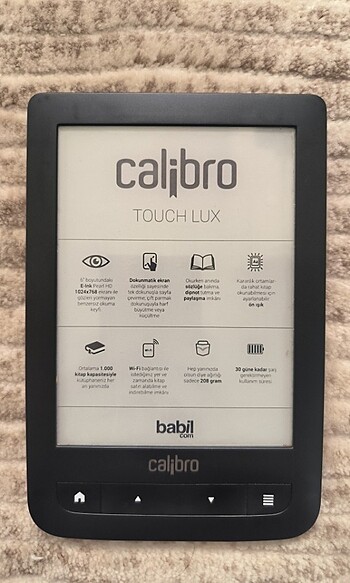 Calibro (Pocketbook) Touch Lux e-kitap okuyucu