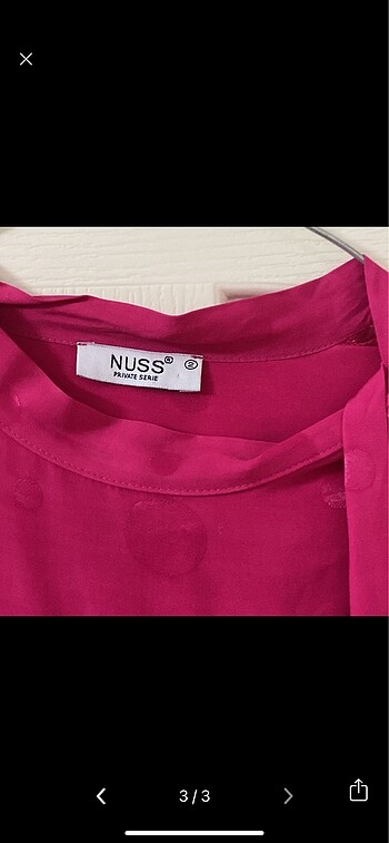 Pembe saten tunik