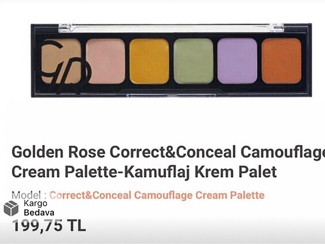 Golden Rose Camouflage palette