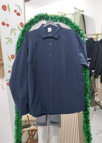 Erkek Lacivert Uzun Kollu Gömlek - Görsel 4