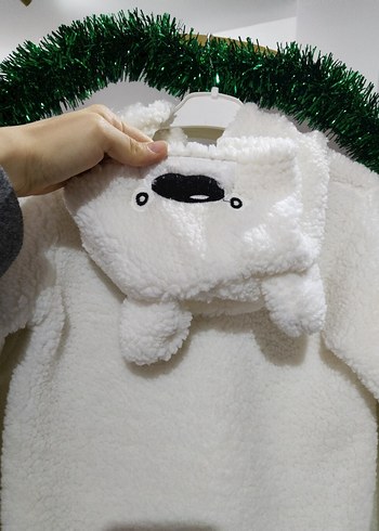 kuzu peluş hırka - Görsel 2