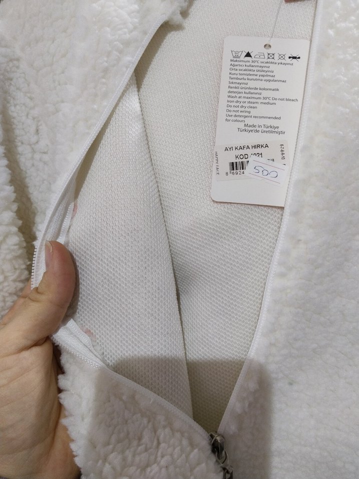 kuzu peluş hırka - Görsel 3