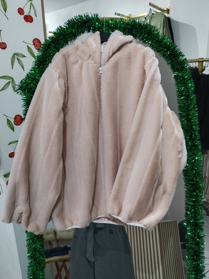 peluş mont - Görsel 3