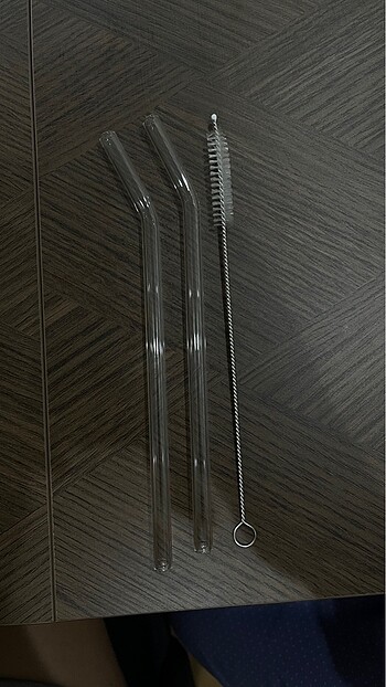 Paşabahçe Cam pipet + bir adet temizleyici