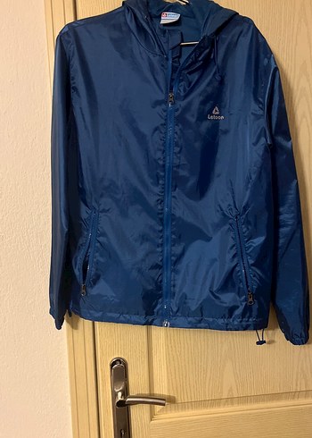 Kadın Mavi Fermuarlı Yağmurluk - Görsel 6