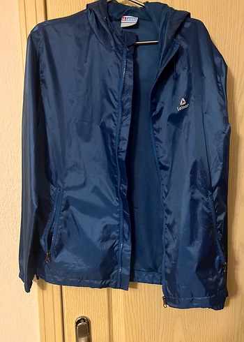 Kadın Mavi Fermuarlı Yağmurluk - Görsel 3