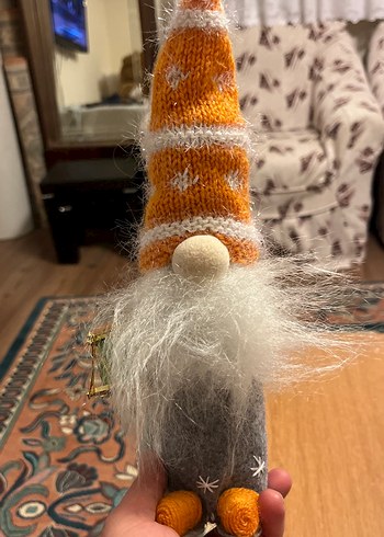 Turuncu Şapkalı yılbaşı şans cücesi - Görsel 2