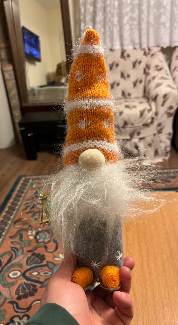 Turuncu Şapkalı yılbaşı şans cücesi - Görsel 3