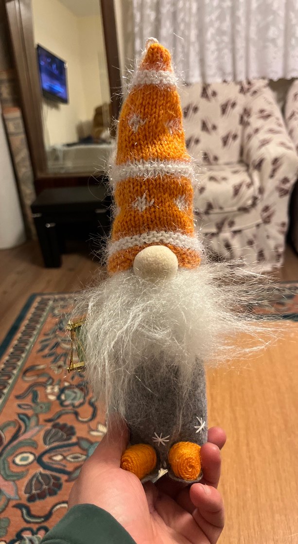 Turuncu Şapkalı yılbaşı şans cücesi - Görsel 2