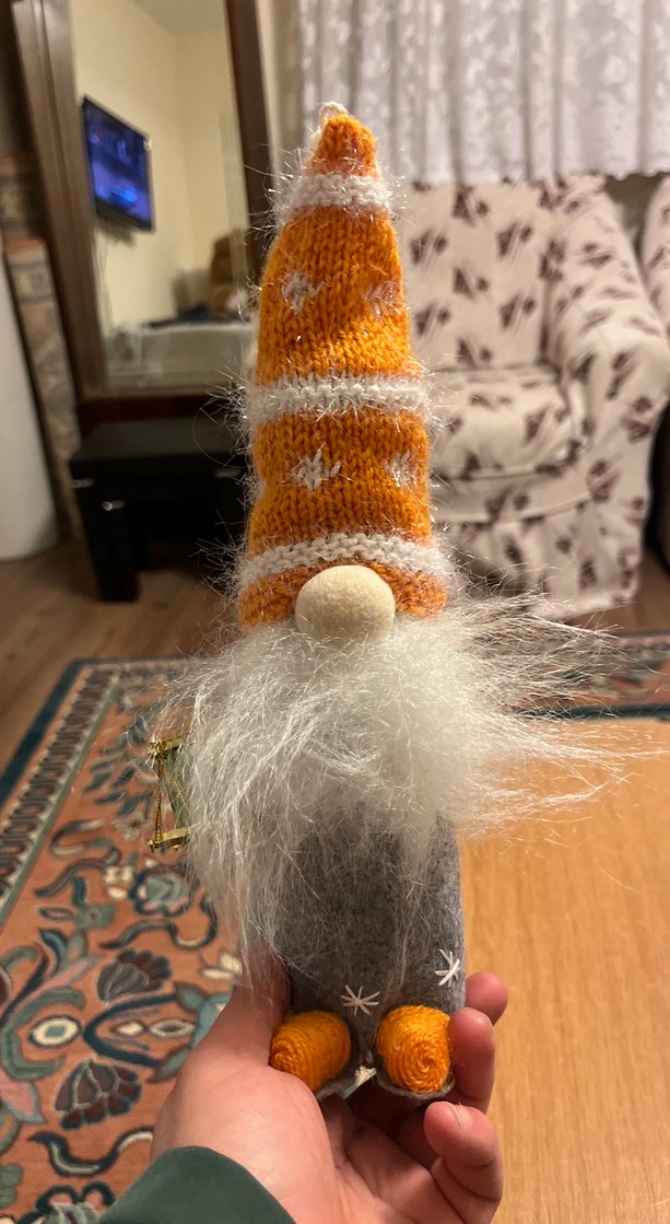 Turuncu Şapkalı yılbaşı şans cücesi - Görsel 4