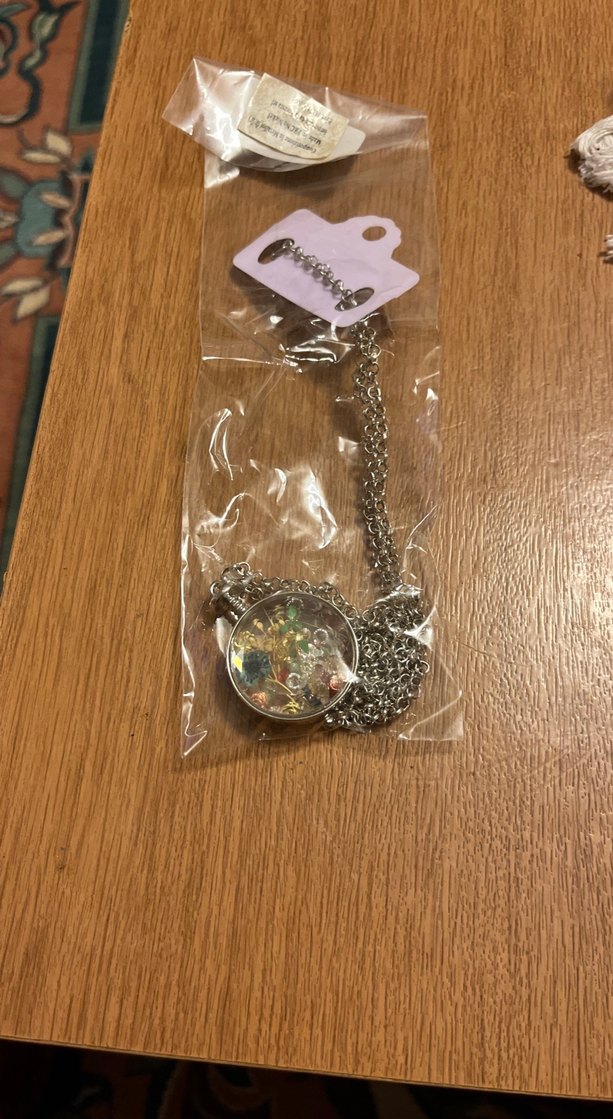 Uzun Zincir Detaylı Çok Renkli Bohem Kolye - Görsel 4