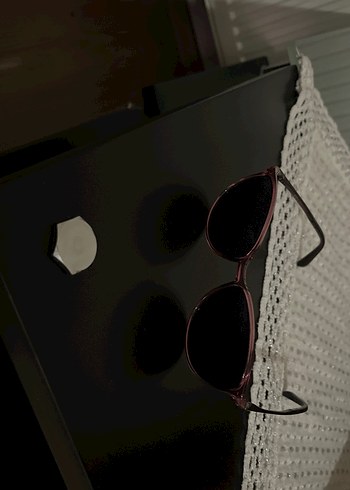 Bordo Transparan Minimalist Kadın Gözlüğü - Görsel 5