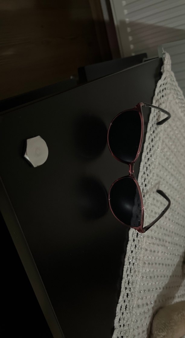 Bordo Transparan Minimalist Kadın Gözlüğü - Görsel 3