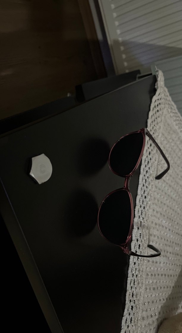 Bordo Transparan Minimalist Kadın Gözlüğü - Görsel 4