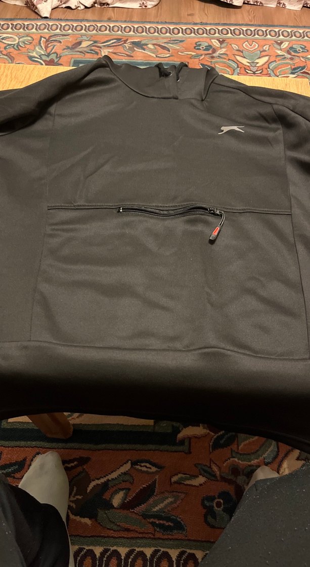 Siyah Fermuarlı Kadın Sweatshirt - Görsel 2