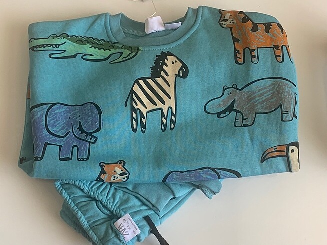 Zara şardonlu erkek çocuk takim