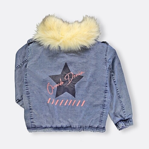 H&M Hm ici kürklu kot ceket