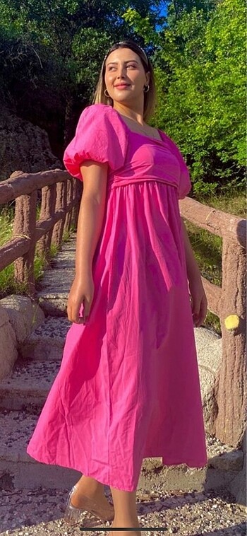 Pembe prenses elbise