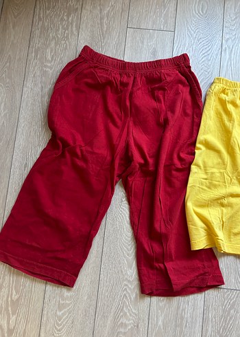 Renkli Erkek-Kadın Şortları, Rahat Kesim 2li - Görsel 2