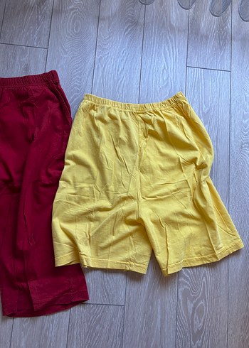 Renkli Erkek-Kadın Şortları, Rahat Kesim 2li - Görsel 3