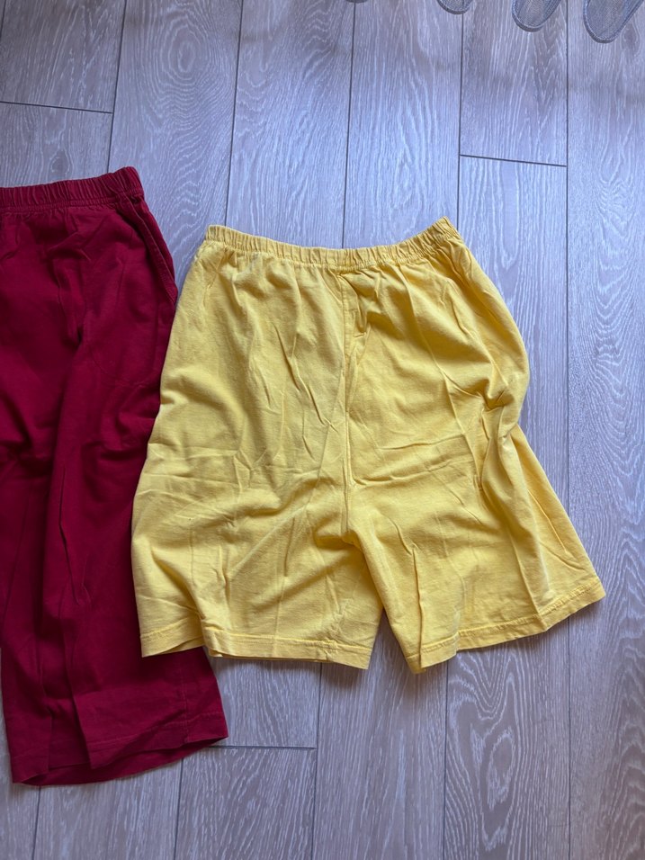 Renkli Erkek-Kadın Şortları, Rahat Kesim 2li - Görsel 4