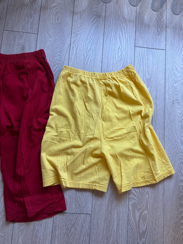 Renkli Erkek-Kadın Şortları, Rahat Kesim 2li - Görsel 3