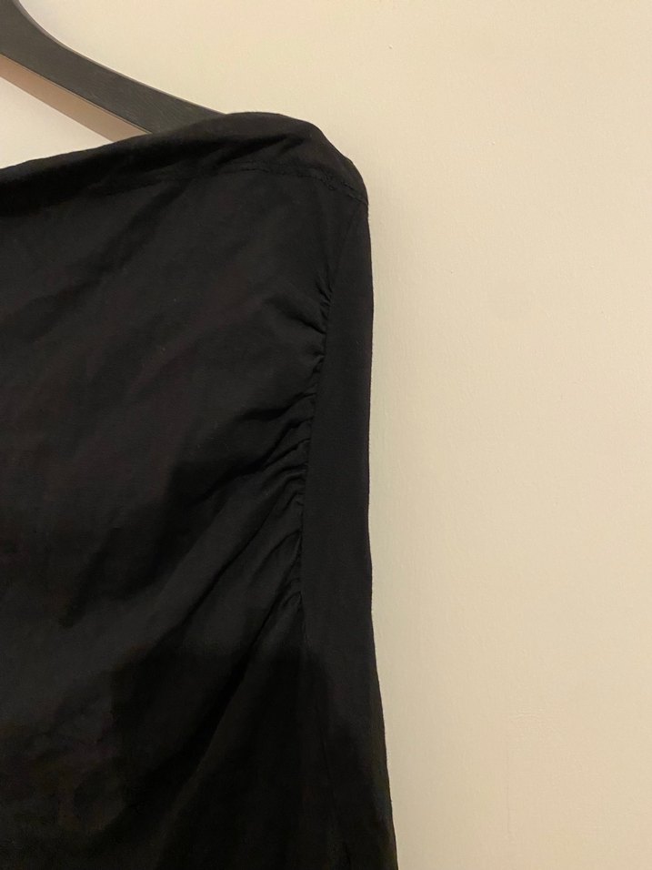 Siyah Hamile Midi Etek - Görsel 2