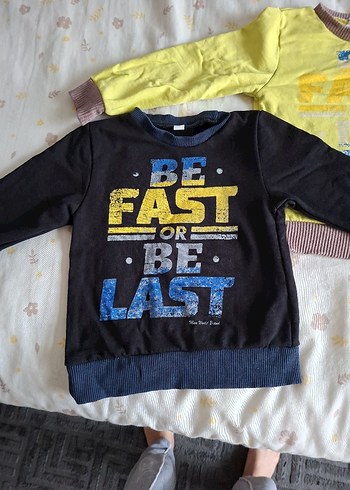 Renkli Baskılı Erkek Sweatshirt - Görsel 2