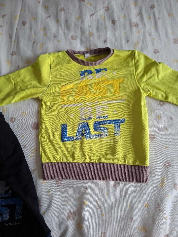 Renkli Baskılı Erkek Sweatshirt - Görsel 3