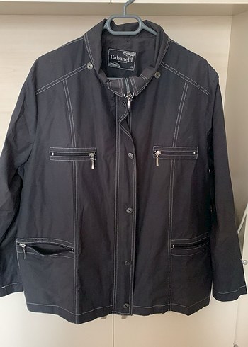 Cabanelli Siyah kadın yağmurluk - Görsel 3