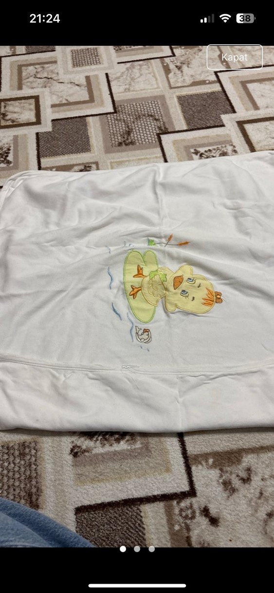 Nakışlı Mini Gri Hamile ve Emzirme Aksesuarı - Görsel 3