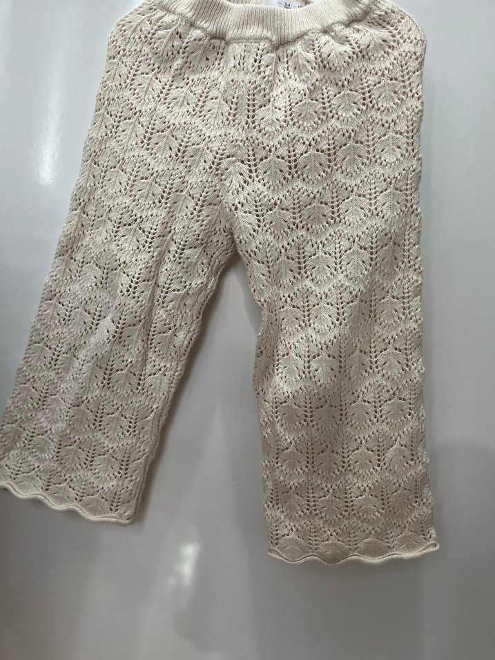 Zara Örme Bohem  çocuk pantolon - Görsel 2