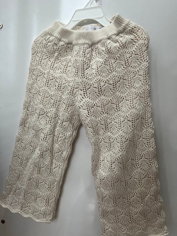 Zara Örme Bohem  çocuk pantolon - Görsel 4