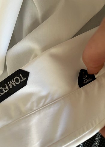 Tom Ford Beyaz Pamuklu Erkek Gömlek - Görsel 4