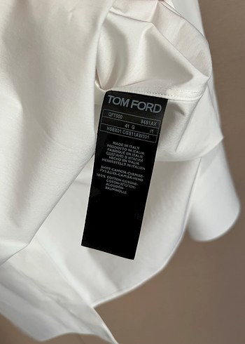 Tom Ford Beyaz Pamuklu Erkek Gömlek - Görsel 7