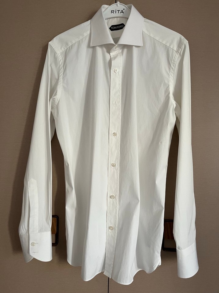 Tom Ford Beyaz Pamuklu Erkek Gömlek - Görsel 2