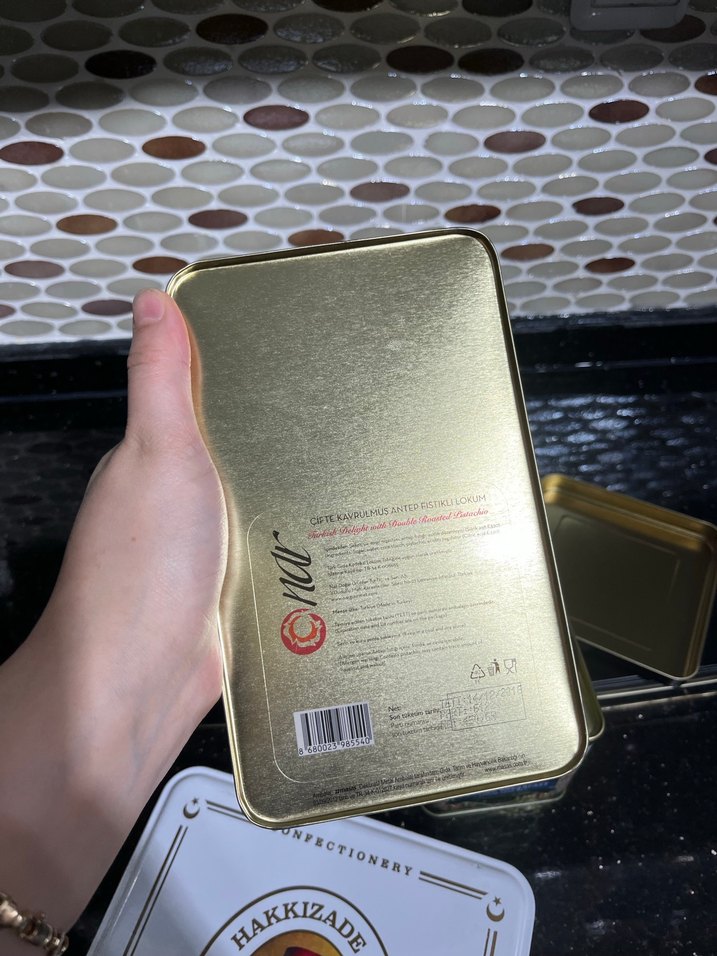 Nar Gourmet Geleneksel Türk Lokumu Metal Kutusu - Görsel 3