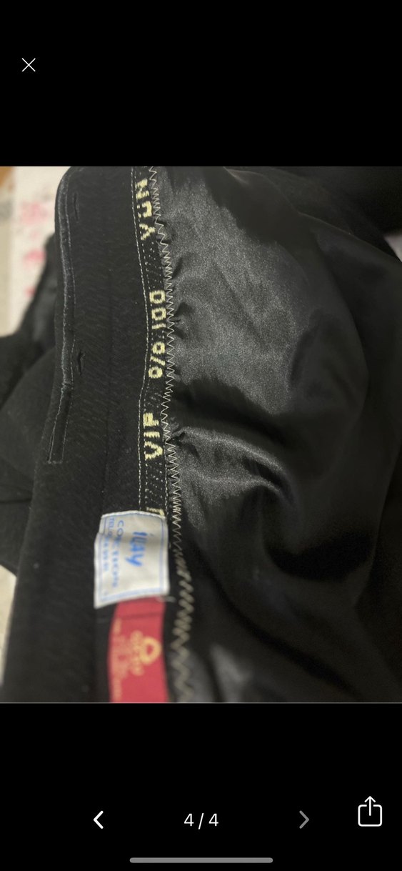 Siyah Uzun yün Kaban, Kürk Detaylı - Görsel 3