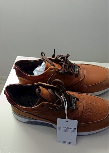 us Polo assn deri ayakkabı sıfır ürün 42 numara - Görsel 2