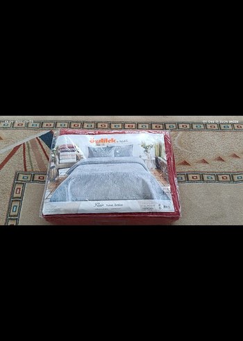 Özdilek tek kişilik yatak örtüsü kiremit rengi sıfır ürün - Görsel 3