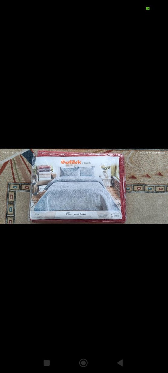 Özdilek tek kişilik yatak örtüsü kiremit rengi sıfır ürün - Görsel 2