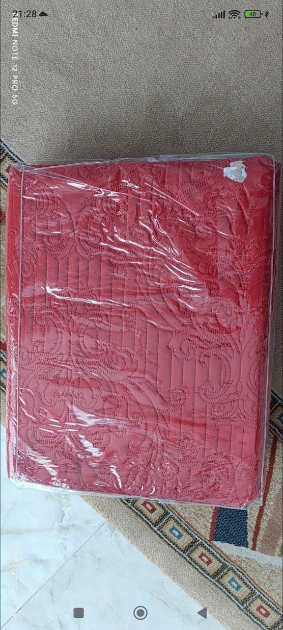 Özdilek tek kişilik yatak örtüsü kiremit rengi sıfır ürün - Görsel 4