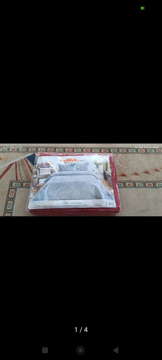 Özdilek tek kişilik yatak örtüsü kiremit rengi sıfır ürün - Görsel 3