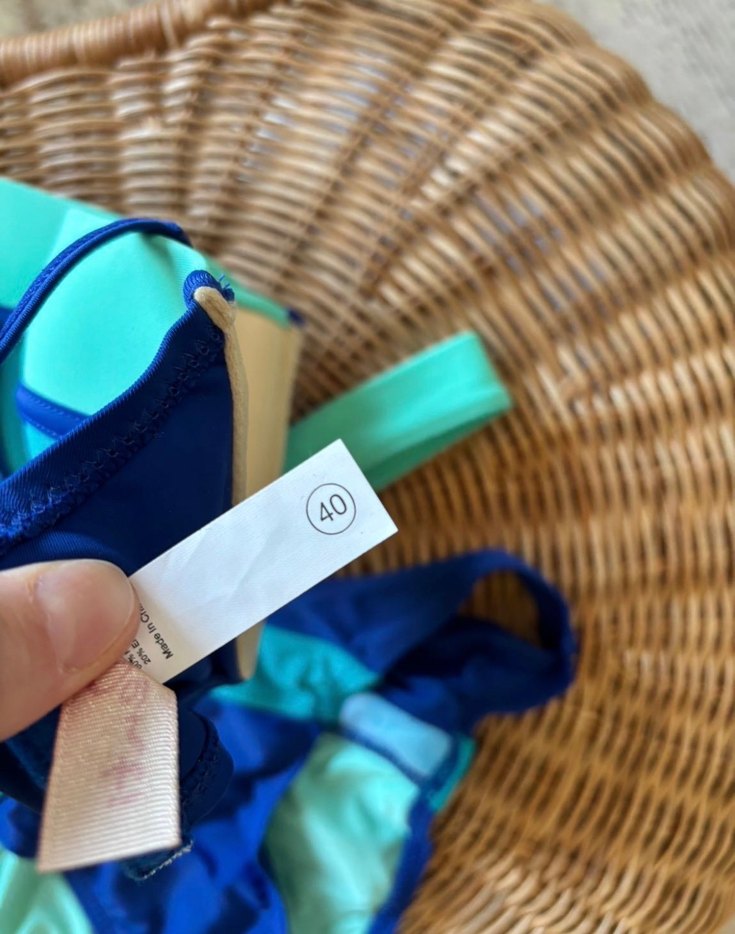 Mavi Renkli Bel Detaylı Kadın Bikini - Görsel 2